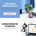 Verilux® HDMI to USB Video Capture Card 2 in 1 HDMI to USB/USB C Video Capture Card Supports 100W PD & 4K 1920 * 1080@60Hz Universal HDMI to USB Adapter Switch, PS5/4, Live Broadcast, Gaming