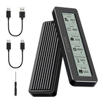 ZORBES® M.2 NVME SSD Enclosure, Intelligent Digital Display Aluminum Alloy