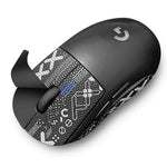 Verilux Mouse Grip Tape for G PRO X Superlight with Sweat Resistant Self Adhesive Design | Black