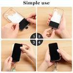 ZORBES® Fashion Phone Strap with Small PU Cash Bag Removable Phone Phone Shoulder Strap with Insert Sheet Anti-lost Universal Adjustable Polyester Phone Shoulder Strap for Travel, Daily