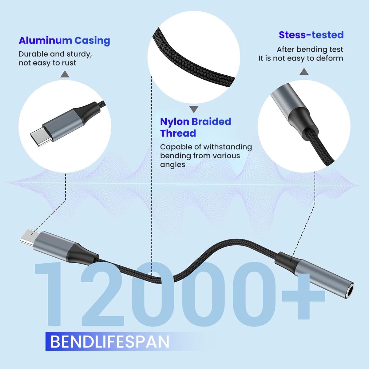 Verilux USB to 3.5mm Audio Adapter