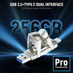 Verilux® 256GB USB 3.2+ Type C Dual Interface SSD