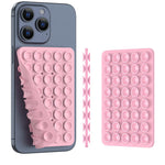 ZORBES® 2PCS Double Sided Silicone Suction Phone Holder Mount