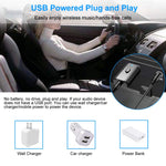 Verilux Car Bluetooth Adapter for 3.5mm Audio Devices with 2 in 1 USB Receiver Transmitter | Bluetooth 5.0 for Car and Home Audio