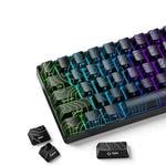 ZORBES® 130-Key Custom Topographic Keycaps, Fashion Contour Line Design,Minimalist Line Backlit Mechanical Keyboard Gaming Keboard Keycap Set