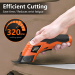 Serplex 3.6V Cordless Electric Scissors with Tungsten Steel Blades