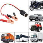 Verilux Car Cigarette Lighter Socket Cable for 12V 24V Battery | 30A Inline Fused Connector