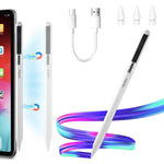 Verilux® Stylus Pen for iPad, USB-C Apple Pencil with LED Power Display, Non-Bluetooth Connection Stylus Pen Compatible with iPad Pro 12.9/11", for iPad Air 5/4/3, for iPad Mini