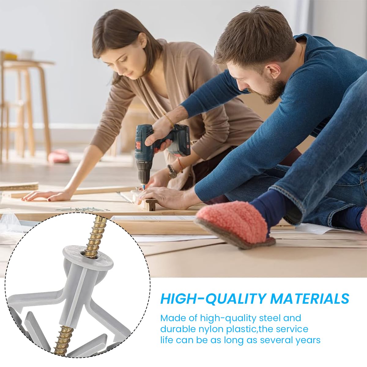 Serplex 50-Piece Drywall Anchor Kit