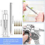 Serplex® Watch Repair Kit Watch Repair Screwdriver Set for Battery Replacement, Strap Adjustment, Back Case Opening Multipurpose Essential Tools for Watch Repair Kit with Tool Bags