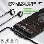 Verilux Type C to 3.5 mm Adapter with PD 60W Charging and T-Shape Design | Aluminum Housing