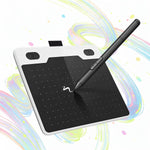 ZORBES® Graphics Drawing Tablet for Phone/Tablet/PC, Digital Drawing Tablet with Stylus Pen & Refill Tips, Hot Key Design, Slim Plug-in Graphics Tablet for Art, Design, Note Taking, 21x17x0.7cm