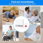 Verilux® Pager Wireless Life Alert Systems for Seniors Portable Emergency Pager Alert Devices for Elderly,Home Travel Panic Buttons with Handstrap 2 Call Buttons + 1 Receiver