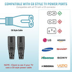 ZORBES® Splitter Power Cable for APPL e TV 2 in 1 Splitter Power Cable for Multi Devices, Universal Splitter Power Cable for APPL e TV 1st-5th Gen