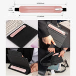 ZORBES® for Apple Pencil Cover, for Apple Pencil Case Compatible Apple Pencil 1st & 2nd Generation, for Apple Pencil Holder PU Leather Pouch Pencil Sleeve, Elastic Band Fit iPad 8th 7th Mini 5th/Tablets