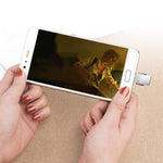 Pendrive 64GB Mini Flash Drive 2 in 1 with USB A 3.0 - Silver