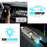 Verilux Type C Cable 4 in 1 for iOS and Android with 240W PD Fast Charging featuring Spiral Elastic Design and RGB Indicator | 6.5 ft Stretchable 3 Pack