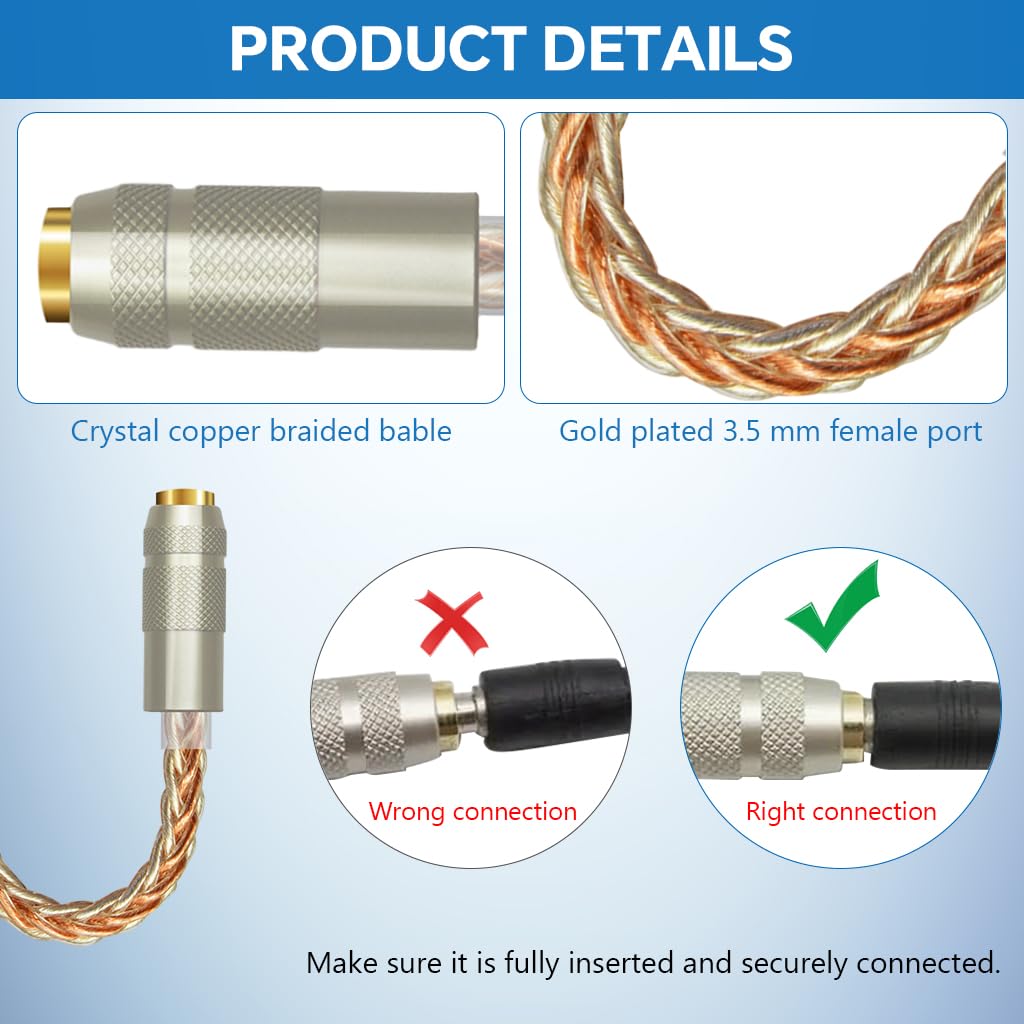 Verilux USB Type C to 3.5mm Audio Jack Adapter with HiFi DAC
