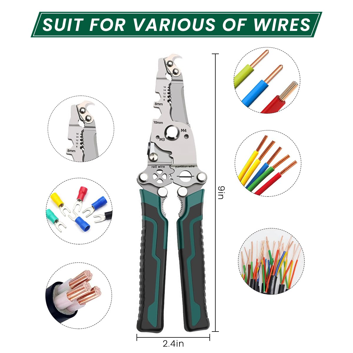 Serplex 18-in-1 Wire Stripper Tool
