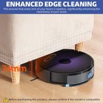 Verilux® Side Brushes for ILIFE Robot Vacuum Cleaner Anti-Tangle Nylon Bristles Universal Spare Side Brushes Replacements Side Brushes for V3s Max/A7/A9/A9s/A80Plus/A10s/L100/B5max/X787/X800