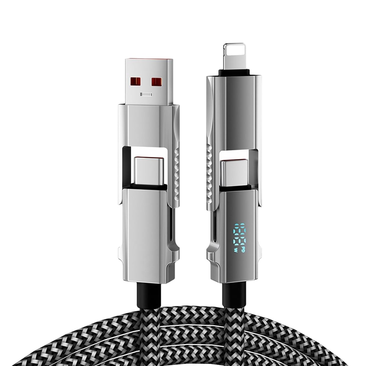 Verilux Type C to Type C Cable for USB C Devices with 100W Fast Charging and 10Gbps Data | 6.5Ft Black
