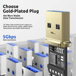 Verilux USB C Extension Cable 3.3ft with Metal Connectors and 100W PD Fast Charging | 10Gbps Data and 4K Video Transfer
