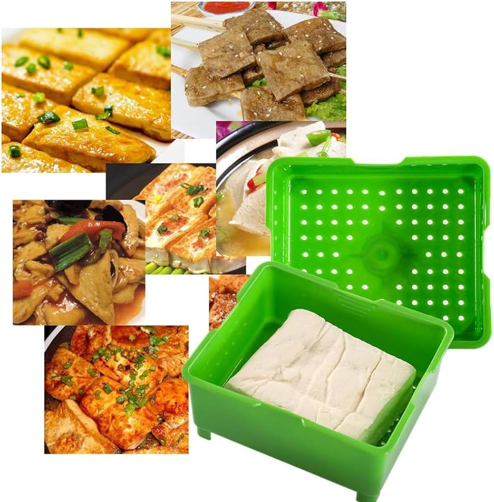 Serplex® Tofu Press Tofu Squeezer Dishwasher for 8-12oz,Easily Remove Water from in 15-30 Mins for More Delicious,Up to 3X More Efficient Pressing Homemade