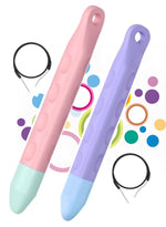 ZORBES® Silicone Stylus Pen for Kids Tablets Soft Tip Touch Screen Pen with Lanyard, Safe Grip Toddler Stylus for Drawing, Writing & Learning on Pad, Android Tablets