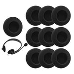 ZORBES® 55mm Headset Foam Ear Cushion Covers, Universal Replacement Earpads for Call Center, Office & Gaming Headphones, Soft Breathable Noise-Reducing Ear Pad Covers, 12 Pack