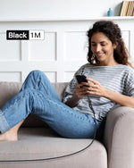 ZORBES® 3.3ft USB C Cable for iPhone PD 60W Fast Charging Cable 2 In 1 Light-ning Cable Support Data Sync USB C Charging Cable for iPhone with 2 Magnetic Connectors USB C to Light-ning Cable