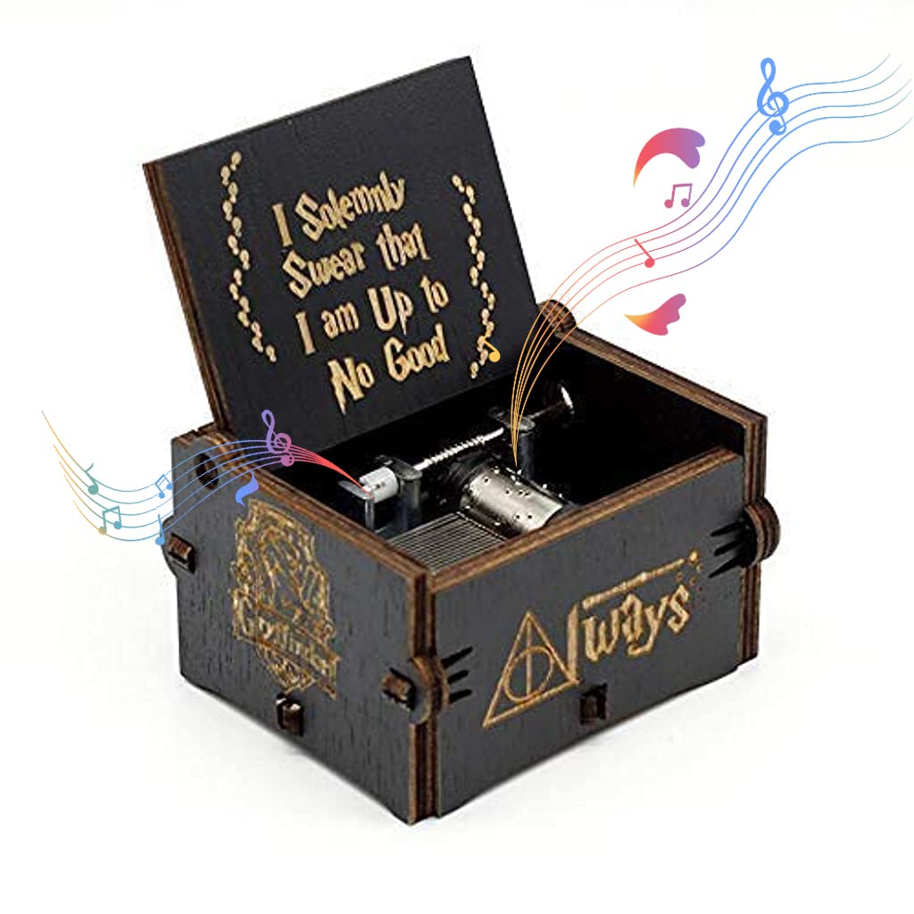 ZORBES® Caja de música de Harry Potter, caja de música clásica de madera con manivela, regalos de cumpleaños para niñas y niños, regalos de Diwali para niños, amigos y familiares