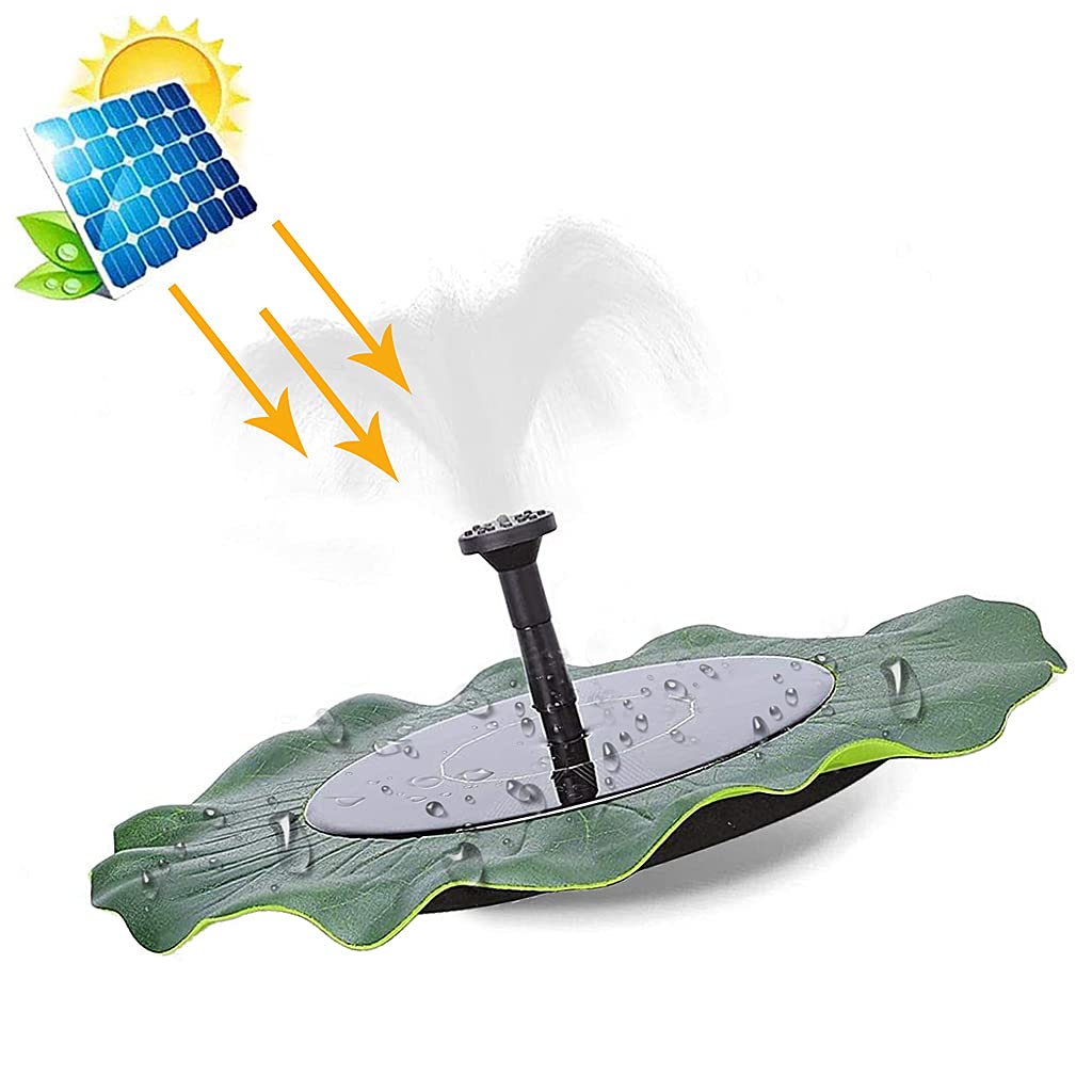 Verilux Solar Water Floating Fountain Pump- Black