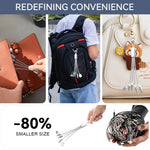 Verilux 3 in 2 PD 60W Type C Cable for Fast Charging featuring Magnetic Wireless Dock | 5.9ft Nylon Braided Design