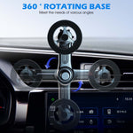 ZORBES® Car Phone Mount, Compatible for MagSafe Car Mount, Car Phone Holder Strong Magnet Phone Holder with 360° Rotatable Arm, Air Vent Mounted Universal Phone Holder for 4''-7.2'' Phone