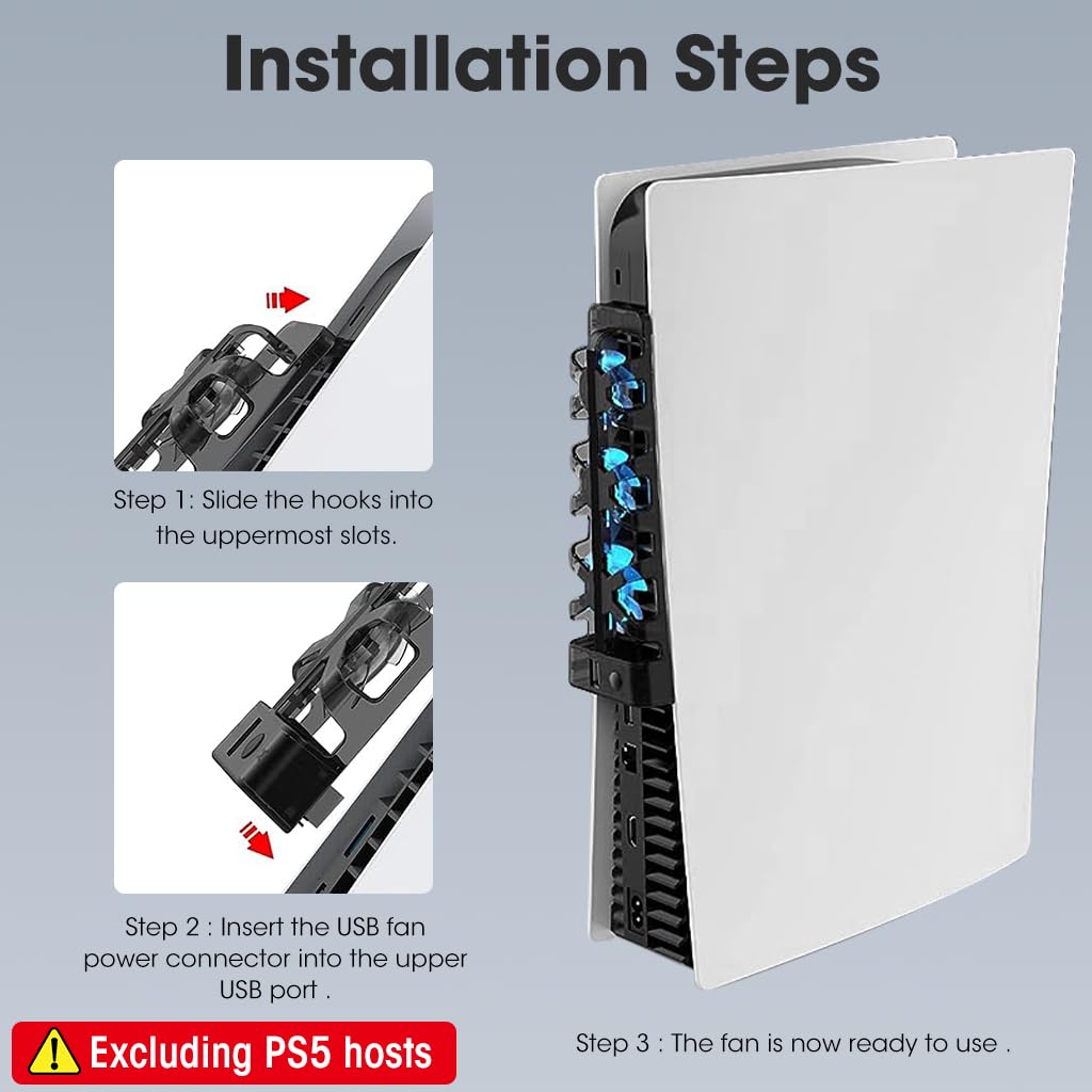 ZORBES® PS5 Cooling Fan