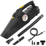 ZORBES® Car 6000PA Efficient Vacuum Cleaner Rechargeable Air Compressor Inflator 150PSI Vacuum Cleaner