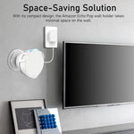 Zeitel® Adjustable Echo Pop Wall Mount - Durable Holder with Cable Organizer, Space Efficient Design for Echo Pop, Secure & Easy Installation, Echo Pop Accessory with Enhanced Sound Quality