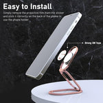 Zeitel® Metal Mobile Stand for Table, Foldable Phone Holder 3M Self-Adhesive Mobile Holder Folding Phone Grip Holder Universal Desktop Phone Stand Mobile Ring Holder for Most Smartphone, Tablet