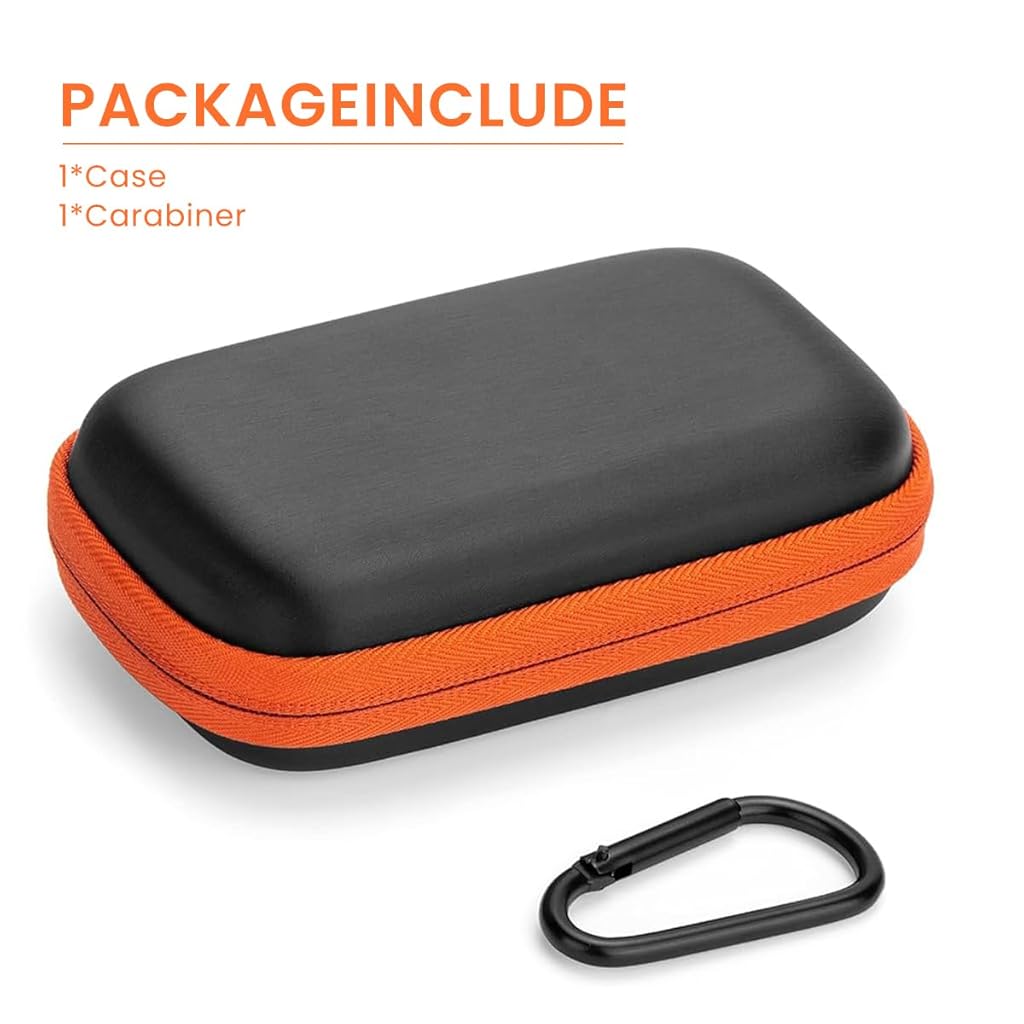 ZORBES® Carrying Case for SSD Storage Bag for SanDisk 500GB 1TB 2TB Shock-Proof Solid State Drive EVA Waterproof Accessories No Included 13.8 x 7.7 x 4.2cm 3 PCS