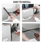 ZORBES® Anti Impact Easy Fit Protection Car Door Frame Cushion Buffer Edge Guards Strip for Cars, Trucks, SUVand ATV 33ft, 10M