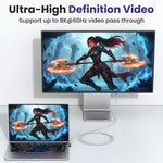 Verilux USB C Adapter for Laptops and Phones with 100W PD 40Gbps Speed | 90° L‑Shape