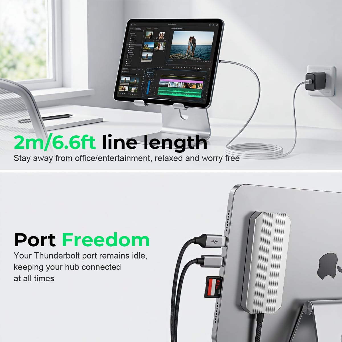 Verilux 2M Magnetic Wireless Charger for iPad Pro 12.9 & iPad Air 13