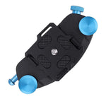 ZORBES® Camera Backpack Strap Clip,w Plate Quick Release System, Compatible w Uka & F38 QR Plates, for Sony, Nikon, Fuji, DSLR Action Cam Mount,