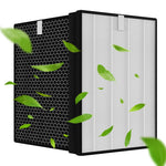 Verilux Air Purifier Filter Set for Philips Series 2000 with Dual Filtration 36x27.5x5cm