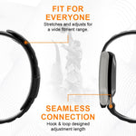 ZORBES® Silicone Sport Band Compatible with Whoop 5.0 Band Strap Men Women, Breathable Sport Adjustable Waterproof Replacement Wristbands Straps for Whoop 5.0 Silicone Band