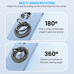 ZORBES® Magnetic Phone Ring Holder, 2-in-1 Phone Grip Holder Stand Compatible with iPhone 14 Plus 13 12, Pro, Pro Max, Mini, Mag Safe Accessories, Mobile  Phone Back Holder, Mobile Grip