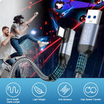 Verilux USB C Cable for Meta Quest and Gaming PC featuring 16.8 ft length with Nylon Braid | Fast USB 3.2 Gen1 Data Transfer