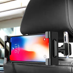 ZORBES® Car Tablet Holder, 360° Rotation Headrest Mounted Mobile Ipad Holder, Retractable Tab Holder Clip On for Car Tablet Holder Tablet Bracket for 5-11 Inches Phone or Tablet