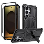 ZORBES® Compatible with Samsung Galaxy S26 Ultra, Magnetic TPU Phone Case with PC Screen Bumper Frame, Shockproof Phone Cover with Stand, Magnetic Mount & Wireless Charging Compatibility