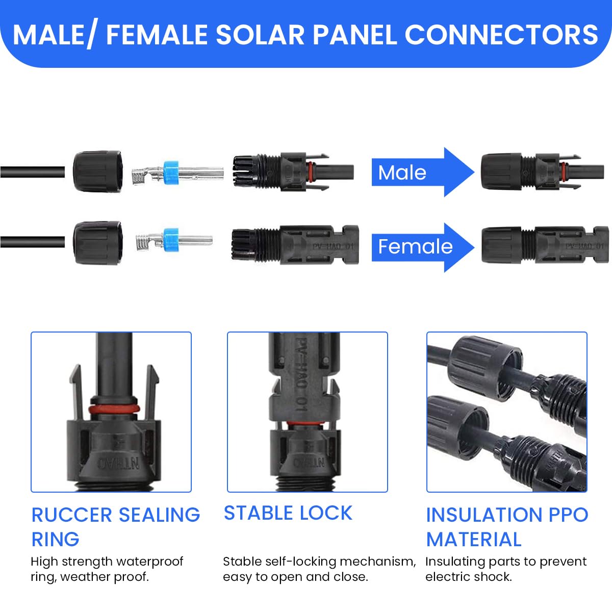 Serplex MC4 Solar Crimping Tool Kit